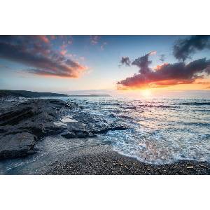 DIMEX ART Флизелинов фототапет драматичен небесен здрач 375 x 250 см