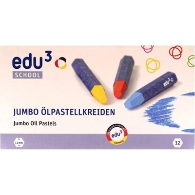 Edu Jumbo plejové voskovky 24 + 6 ks