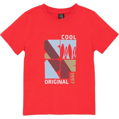 Color Kids Детска тениска Color Kids Kid's T-Shirt with Print S/S 742675 T-shirt - Grenadine - размер 128 (EU) (704-5850-0217)