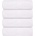 vidaXL Кърпи за баня FROGN 4 бр. Бели 15x21 см 360 г/м2 (136638)