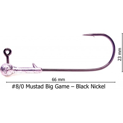 Smart Arctic Fox SAF Jigová Hlavička Crocodile #8/0 3 ks Hmotnost: 7g