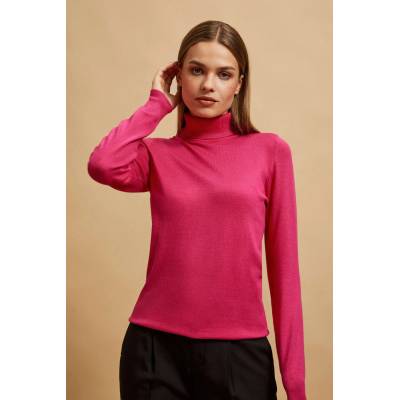 Moodo Фуксиев суитшърт с яка Moodo Moodo | Lilav | ЖЕНИ | XS
