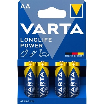 VARTA 4906121414 Longlife Power AA (LR6) алкални батерии 4бр/блистер (4906 121 414)
