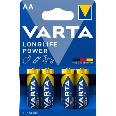 VARTA 4906121414 Longlife Power AA (LR6) алкални батерии 4бр/блистер (4906 121 414)