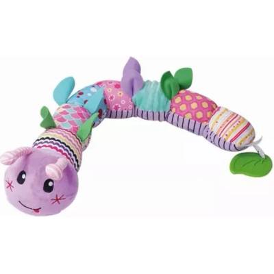 Manyuk Toys Плюшен гъсеница със звукови ефекти - 65 см (828b-112)