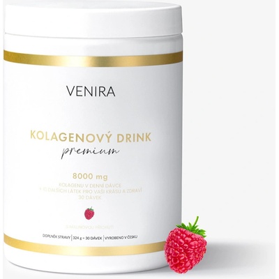 Venira Premium kolagenový drink pro vlasy nehty a pleť 324 g malina