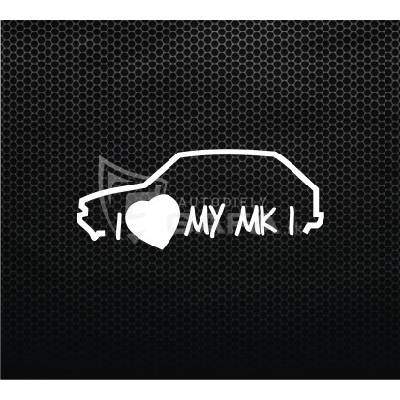 DOP Nálepka - I LOVE MY MK1 - NALEPKA25
