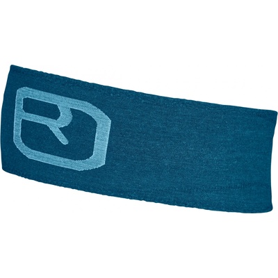 Ortovox Лента за глава Ortovox Seamless Headband - Petrol Blue (204-8716-0211)