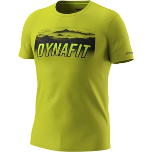 Dynafit Мъжка спортна тениска Dynafit Transalper Graphic S/S Tee Sport shirt - Golden Lime (216-8506-0312)