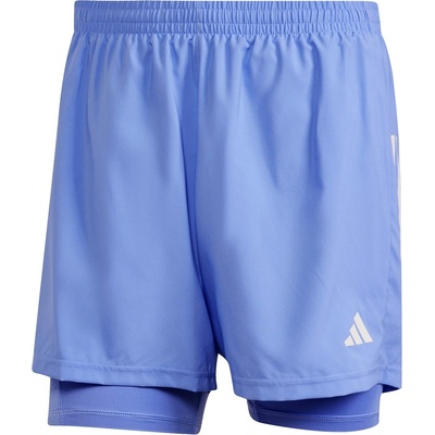 adidas Мъжки къси панталони Adidas Own the Run 2-in-1 Running Shorts Mens - Blue Fusion