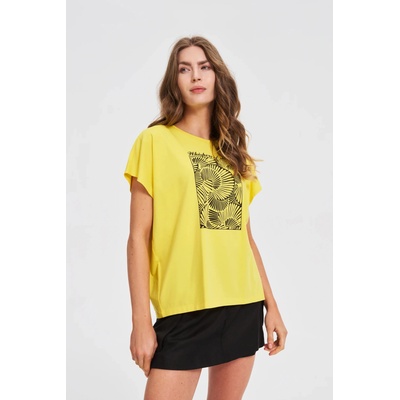 Moodo Дамска тениска Moodo - жълта Moodo | Zhalt | ЖЕНИ | XS