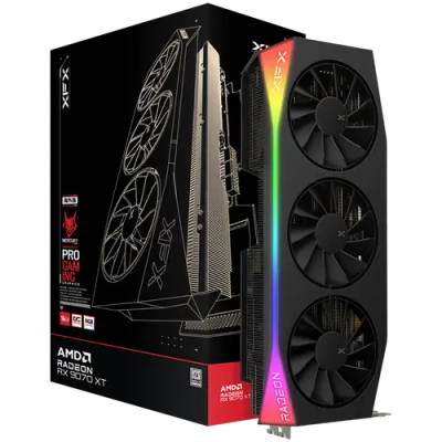 Mercury AMD Radeon RX 9070XT OC Gaming Edition with RGB 16GB GDDR6, HDMI 3xDP (RX-97TRGBBB9)