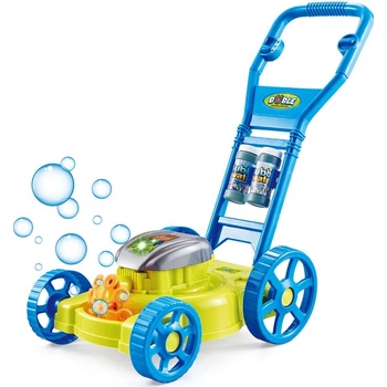 Modrá bublinková kosačka s hudbou