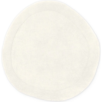 Villeroy & Boch Кремав ръчно изработен кръгъл килим със смес от вълна ø 160 cm Kari Organic - Villeroy&Boch (106285-160 Organic Round)