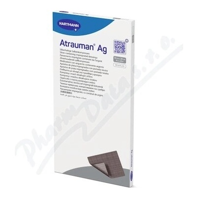 HARTMANN Atrauman Ag sterilní 10 x 20 cm 10 ks