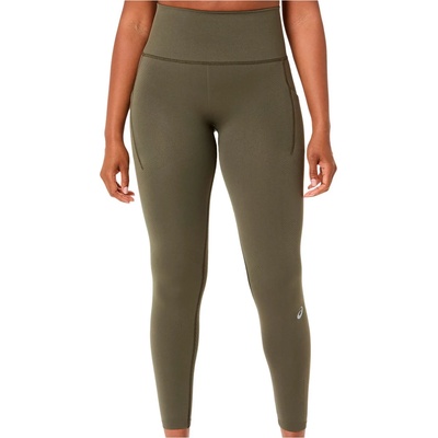 ASICS Дамски клин за бягане Asics Women's Road Seamless Tight Running tights - Dark Olive (127-1113-0313)