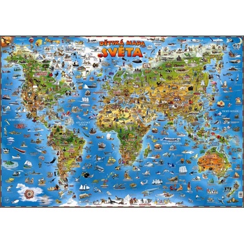 Dětská mapa světa