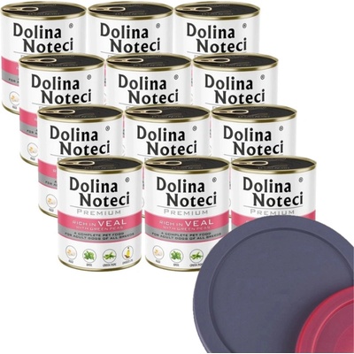 Dolina Noteci Premium bohatá na telecí se zeleným hráškem 12 x 800 g