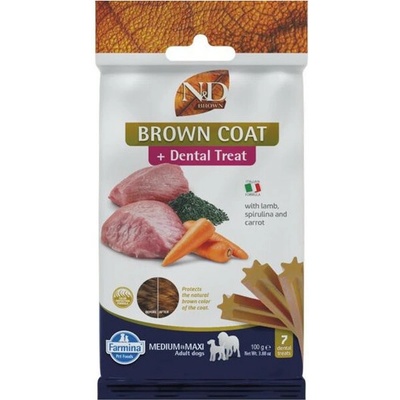 N&D BROWN Dog Dental Snack Lamb M&L 100 g