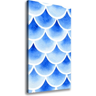 Vertikálny foto obraz na plátne do obývačky Rybie šupiny 50x100 cm