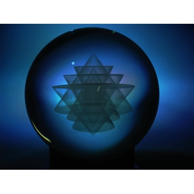 3D SRI YANTRA v kouli 120 mm