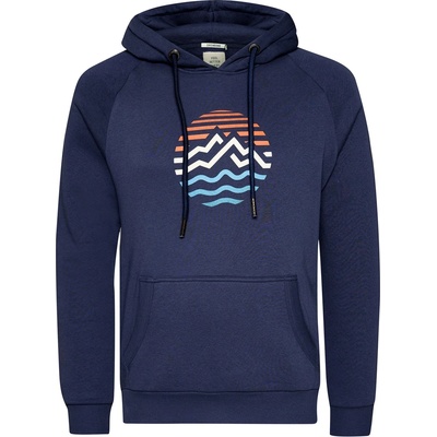 GreenBomb Мъжки суичър GreenBomb Mountain Stripes Trek Hoodie - Navy - размер L (216-8912-0113)