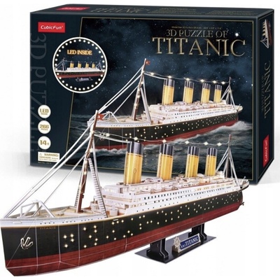 CubicFun 3D puzzle Titanic velký 113 ks – Zboží Mobilmania