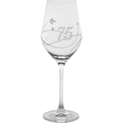 Swarovski Sklenice na víno s krystaly jubileum 75 360 ml