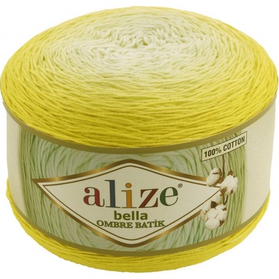 Alize Příze Bella ombre batik 7414 žlutá