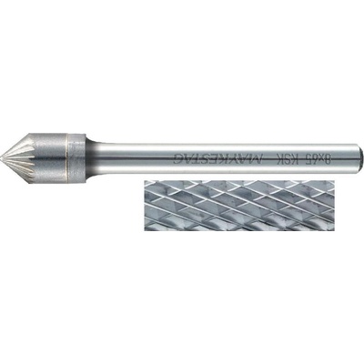 6x50mm KSK, typ ostří 6, SK technická fréza zahlubovací 90°, průměr upínací stopky 6 mm