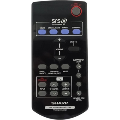 GENERAL Sharp rrmcga199awsa + управление на телевизор (мини телевизор) - дистанционно управление дубликат (rrmcga199awsa + управление на телевизор (мини телевизор))