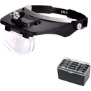 Verk 09015 Náhlavní lupa s LED osvětlením 1,2x 1,8x 2,5x 3,5x