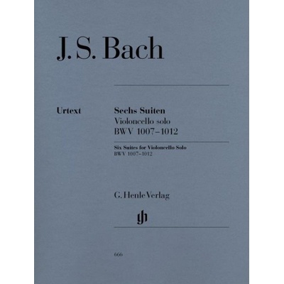 6 Suites For Cello Solo BWV 1007-1012 noty pre sólové violončelo
