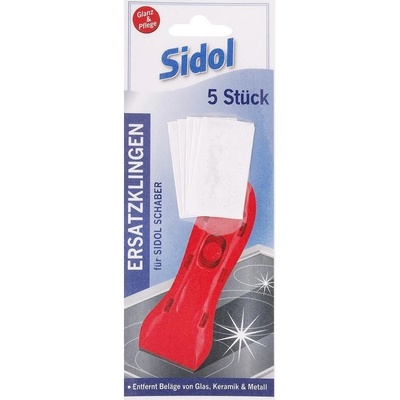 SIDOL Náhradní čepele do škrabky na sklokeramické desky 5 ks – Zboží Mobilmania