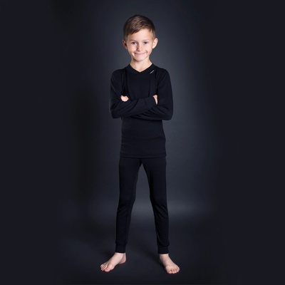 Progress MS SDND dětské funkční dlouhé spodky černá