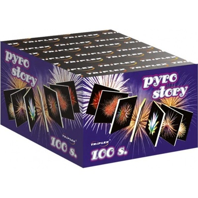 Triplex Ohňostroj Pyro Story 100 ran baterie 100 ran TXB705