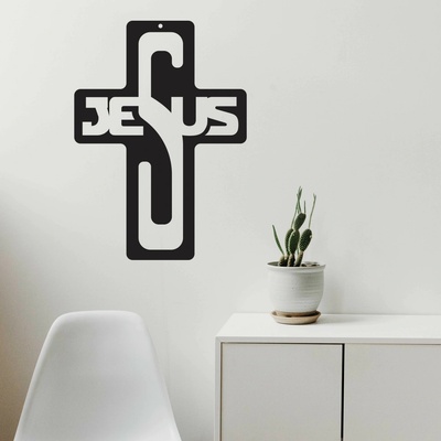 Dekorácia z dreva - Jesus, rozmer-260x187 mm: Prírodná preglejka - Topoľ natural 3202-15841 PR0047-HEU-