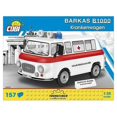 COBI 24595 Youngtimer Automobil Barkas B1000 sanitka