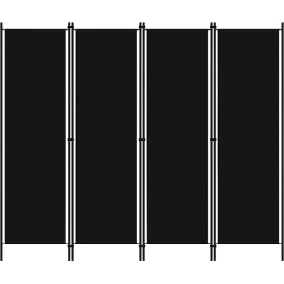 vidaXL Paraván 320722 černý 200 x 180 cm