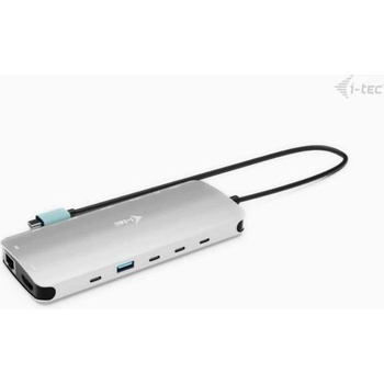 i-Tec USB-C Metal Nano 3x Display Dock, 2x HDMI 1x USB-C video with Power Delivery 140W + i-tec Universal Charger 140 W C31NANOTRIPLED140