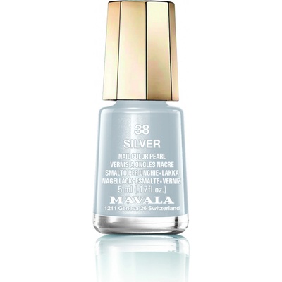 Mavala Minicolor lak na nehty 38 Silver 5 ml