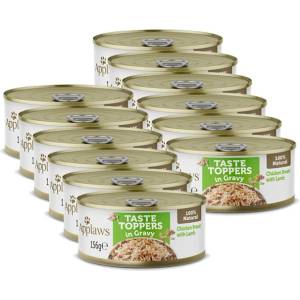 Applaws Dog Taste Toppers in Gravy пилешки гърди с агнешко 12 x 156 г