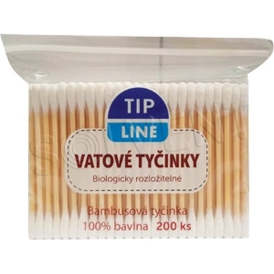 Tip Line Bio Vatové tyčinky 200 ks