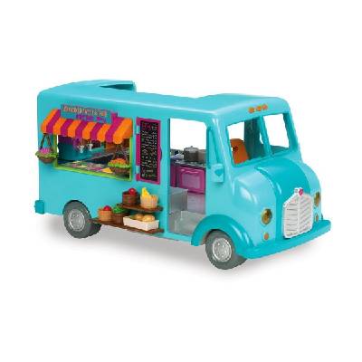 Комплект за игра Battat - Li′l Woodzeez, Камион за бързо хранене (BT6152Z)