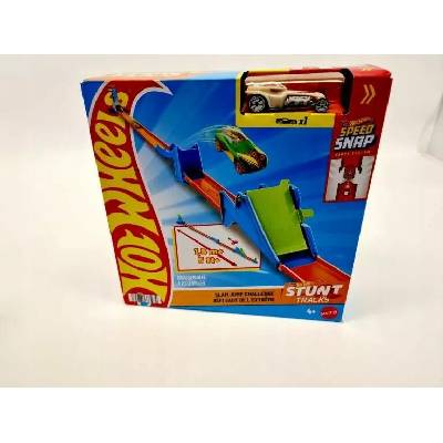 Mattel Hot Wheels Speed Snap Stunt Tracks Slam Jump Challenge JHK78