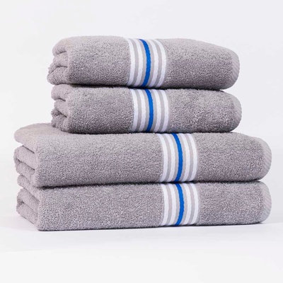 Lindart uterák Dobby set 50 x 100 cm + 70 x 140 cm titan