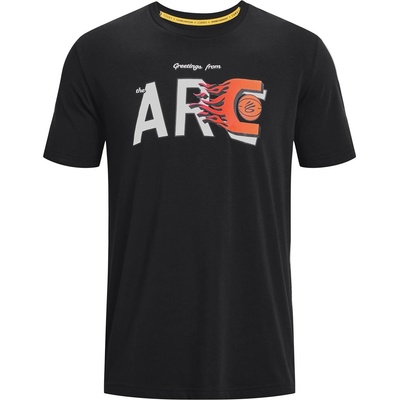 Under Armour Мъжка тениска Under Armour Ua Curry Arc Ss T-Shirt Mens - Black/White
