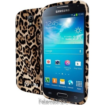 Pouzdro CELLY Gelskin Animal Samsung i9195 Galaxy S4 Mini, hnědé