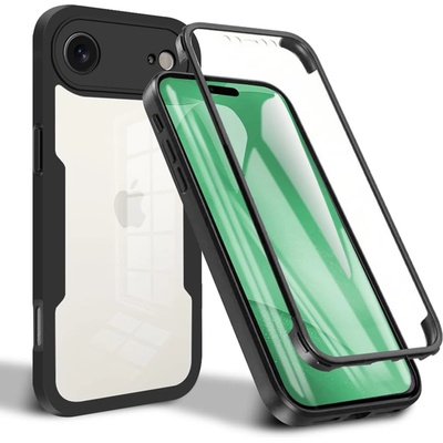 Techsuit Калъф за iPhone 17 Air - Techsuit - ColorVerse 360 Series + Screen Protector - Черен