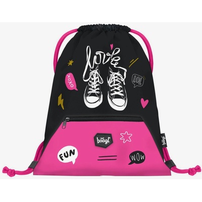 BAAGL Черна чанта с джоб маратонки Baagl BAAGL | Cheren | Момичешки | ЕДИН РАЗМЕР